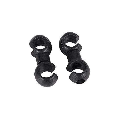 Domary Radfahrradfahrrad -Clips Bucklöcher Bremskabel -Ausrüstung Guides für Mountain Road Klappern Fixed Gear City Bikes 10 Prozent (Schwarz) von Domary