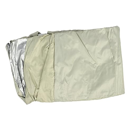Domary Rasenmäherabdeckung Hochleistungswaterdes Oxford -Stoff Universal Fit Push Mower Cover mit Aufbewahrungstasche Khaki Domary Rasenmäherabdeckung Hochleistungswaterdes Oxford -Stoff Universal Fit Push Mower Cover mit Aufbewahrungstasche Khaki von Domary