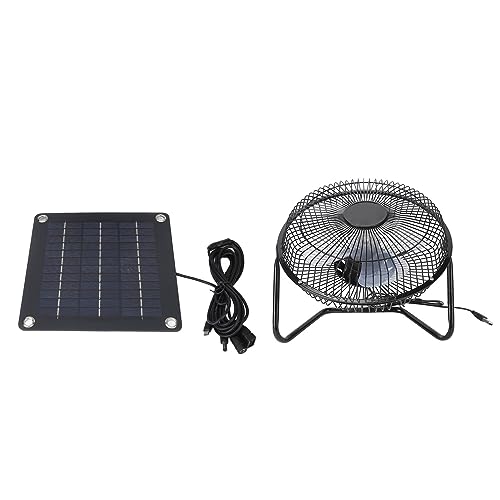 Domary Solar Panel Lüfter Tragbarer Abluftventilator für Gewächshaus Pet House 100W Domary Solar Panel Lüfter Tragbarer Abluftventilator für Gewächshaus Pet House 100W von Domary