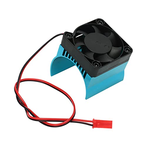 Domary Stabile Effiziente Temperaturregelungskühlungslüfter Aluminiumlegierung Motor Kühlkörper 42 Mm Durchmotor 1/8 RC DC 5V (Blau) von Domary