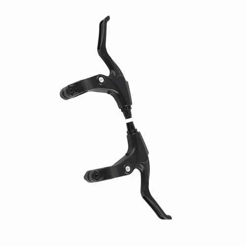 Domary Ultraleichte Aluminium -Legierung Fahrradbremse Set Mountain Bike Griffe Teile für die Meisten Fahrradläden (Alles schwarz) von Domary