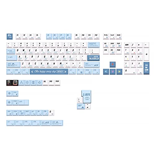 136 Tasten/Set Cherry Profile Programmierer Tastenkappen PBT Farbsublimation für Tastenkappen 6,25U für mechanische Tastatur DZ60 GK61 S Pbt Dye Sublimation Tastenkappen von Domasvmd