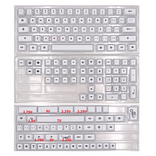 158 Tasten Tagzeit-Thema-Tastenkappen, PBT-Farbsublimation, personalisierte Kirsch-Tastenkappe für mechanische Cherry MX-Tastatur für Key C, mechanische Tastatur, Tastenkappen-Set, niedlich, 158 Stück von Domasvmd