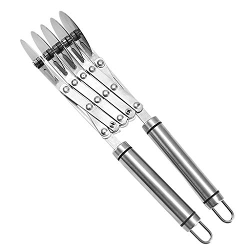 5-Rad-Messerschneider Edelstahl Pizzaschneider Pasta Backen Roller Cutter Verstellbarer Pizzamesser Slicer 5-Rad-Messerschneider Edelstahl Pizzaschneider Pasta Backen Roller Cutter Verstellbarer Pizzamesser Slicer von Domasvmd