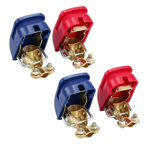 Domasvmd Auto Schnellklemmen 2 Paar Auto Top Post Terminals Klemmen Set Klemmen Polen Terminals Auto Klemmen 2 Paar Auto Klemmen Polen Terminals Auto Klemmen Top von Domasvmd