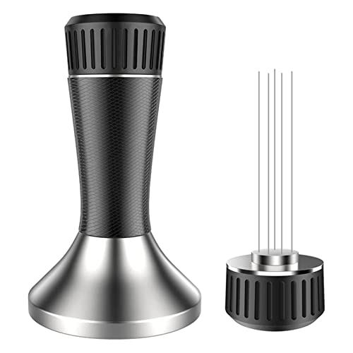 Espresso Tamper Kaffee Verteiler Tamper 2 in 1 Espresso Hand Tampers Espresso Verteilerwerkzeuge Set Metall Espresso Tamper Kaffee Verteiler Tamper 2 in 1 Espresso Hand Tampers Espresso Verteilerwerkzeuge Set Metall von Domasvmd