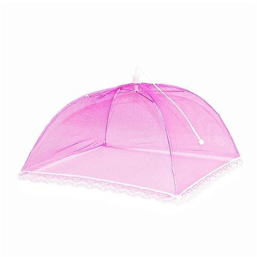 Outdoor-Picknick-Netzabdeckungen, Zelt-Regenschirme, wiederverwendbare Netzabdeckungen, faltbar, waschbar, faltbar, Schutz für Geschirr von Domasvmd