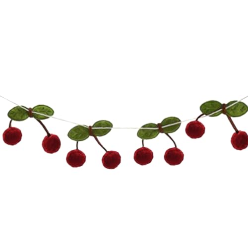 Vielseitiges Kirschfilz-Ornament verbessert die Atmosphäre Ihrer Party, ideal für Dessertläden, Badezimmer-Dekoration, Filzkirsche Vielseitiges Kirschfilz-Ornament verbessert die Atmosphäre Ihrer Party, ideal für Dessertläden, Badezimmer-Dekoration, Filzkirsche von Domasvmd