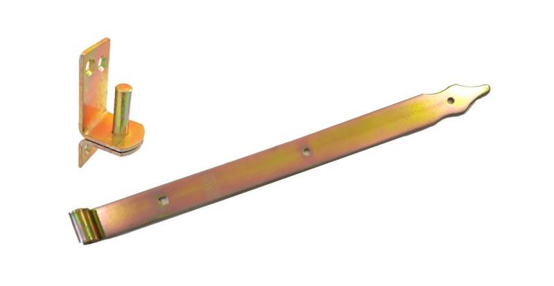 Domax Ladenband DMX Ladenband 400x30x3 für 10 mm Kloben mit Kloben galvanisch verzinkt von Domax