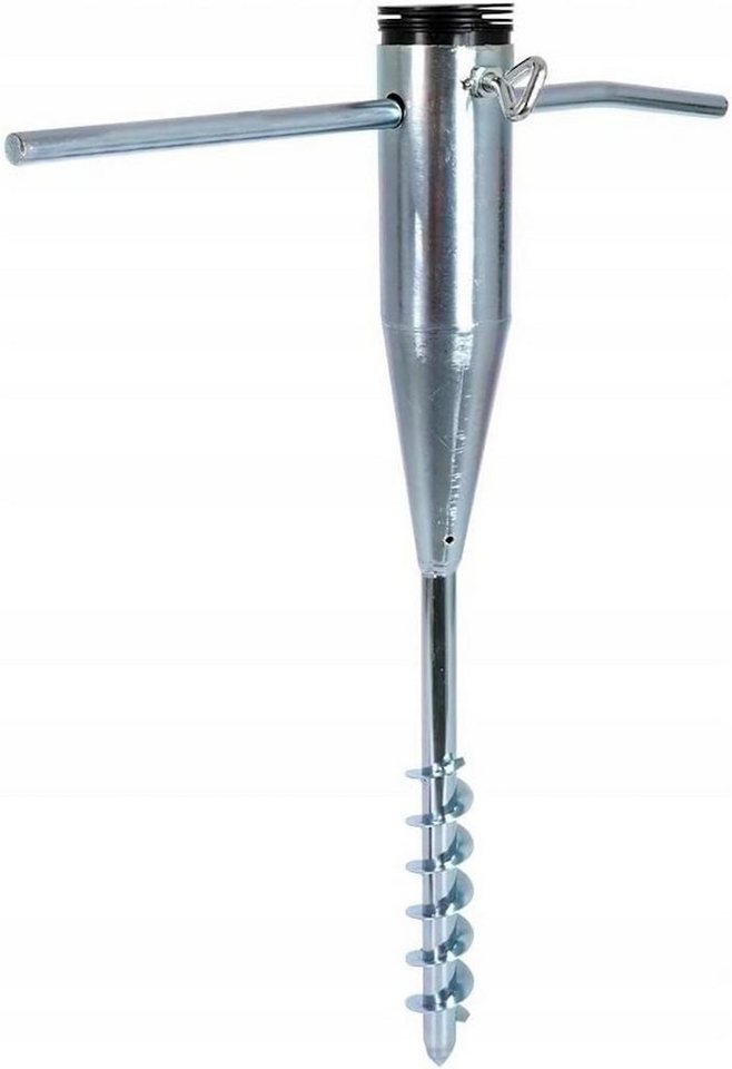 Domax Pfostenträger Domax GRUNDLINE Einschraub Bodenhülsen mit runder Basis, (1-St) von Domax