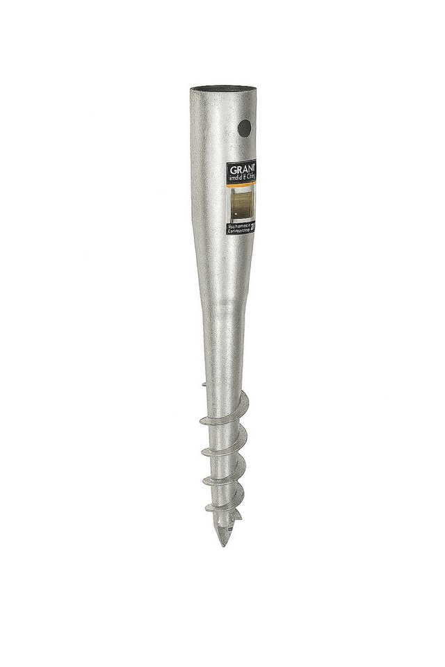 Domax Pfostenträger GRUNDLINE Pfostenträger Einschraub Bodenhülse 60x550x1,7 mm von Domax