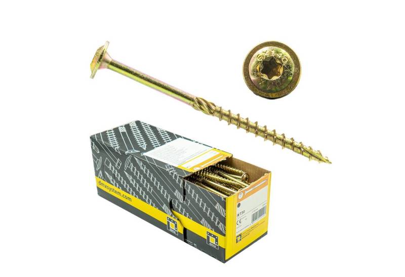 Domax Schraube Tischlerschrauben mit Tellerkopf TORX - Zink galvanisiert, (50 St) von Domax