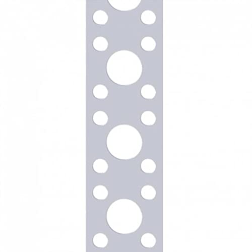 Montageband TM 14/3 Lochband verzinkt Montagelochband Rolle 19 x 0,7 mm x 3 m von Domax