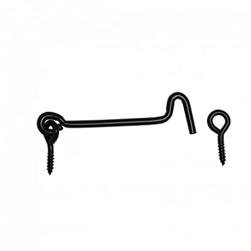 Sturmhaken mit Ösen 120x5mm schwarz von Domax