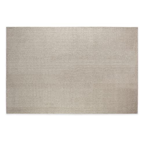 DomDeco Waschbarer Teppich Feel, super weicher und Flexibler 11mm Kurzflor für Wohnzimmer/Schlafzimmer/Kinderzimmer 120 x 170 cm Beige von Domdeco