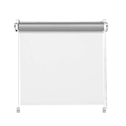 DomDeco Thermo-Rollo Weiß 120x150cm Klemm Fix Rollo von DomDeco