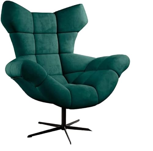 DomiMeble Drehsessel Wohnzimmer Sessel Sensi Ohrensessel XXL Egg Chair - solide und bequem großer Stuhl - Beständigkeit gegen Schmutz und Beschädigung - 360 Grad drehbar - 104 x 84 x 119 cm von DomiMeble