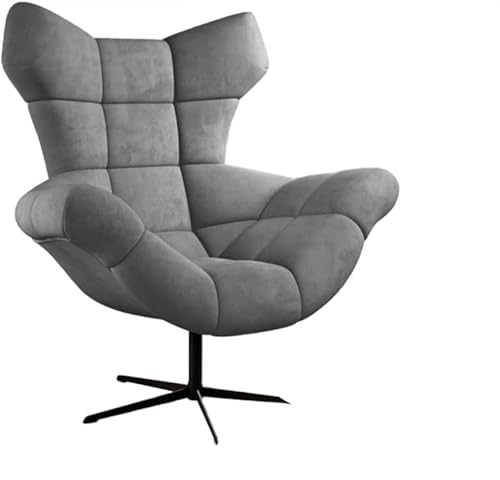 DomiMeble Drehsessel Wohnzimmer Sessel Sensi Ohrensessel XXL Egg Chair - solide und bequem großer Stuhl - Beständigkeit gegen Schmutz und Beschädigung - 360 Grad drehbar - 104 x 84 x 119 cm von DomiMeble