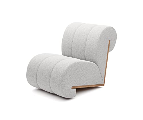 DomiMeble moderner Sessel “Mona” einzigartiges Design, Relaxsessel für Wohnzimmer Loungesessel Stuhl Polstersessel Lesesessel Ohrensessel (Catch Me 1) von DomiMeble