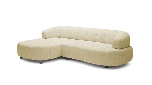DomoHome ECKSOFA WESPER S - Eckcouch Mit Elektrischer Sitzverstellung, L-förmig, Freistehend, Relaxfunktion, Avangarde Collection, 183x284x79 cm Linke Seite Sand DomoHome ECKSOFA WESPER S - Eckcouch Mit Elektrischer Sitzverstellung, L-förmig, Freistehend, Relaxfunktion, Avangarde Collection, 183x284x79 cm Linke Seite Sand von DomiMeble