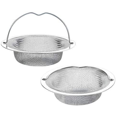 2 Stück Sieb für Spülbecken, 11 x 7.5 x 2 cm Edelstahl Abflusssieb mit Griff Spülbecken Sieb Abflusssieb Spüle Ablauffilter Küchenspüle Waschbecken Sieb für Küche Dusche Badezimmer Verstopfungsschutz 2 Stück Sieb für Spülbecken, 11 x 7.5 x 2 cm Edelstahl Abflusssieb mit Griff Spülbecken Sieb Abflusssieb Spüle Ablauffilter Küchenspüle Waschbecken Sieb für Küche Dusche Badezimmer Verstopfungsschutz von Domicubes