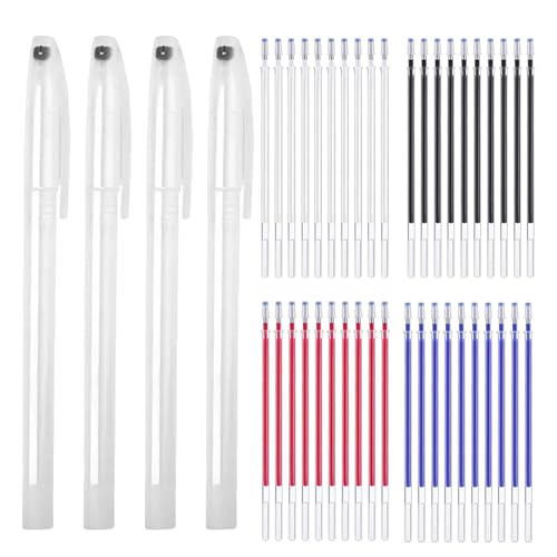 40 Stück Hitze Löschbar Stifte, 4 Farben Hitze Abwischbare Stifte Wärmeradierbare Stoffmarkierstift Hitze Löschbar Stoff Stifte Farben Löschbarer Kugelschreiber Trickmarker Nähen für Leder Kleidung 40 Stück Hitze Löschbar Stifte, 4 Farben Hitze Abwischbare Stifte Wärmeradierbare Stoffmarkierstift Hitze Löschbar Stoff Stifte Farben Löschbarer Kugelschreiber Trickmarker Nähen für Leder Kleidung von Domicubes