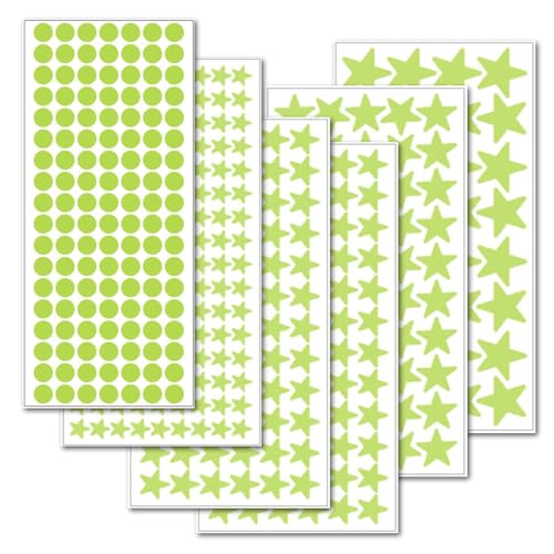 496 Leuchtsterne Kinderzimmer, 4 Größen Selbstklebende Leuchtsterne Sternenhimmel Fluoreszierende Leuchtaufkleber Klebesterne Selbstklebend leuchtende Sterne Aufkleber Glow in the Dark Stars 496 Leuchtsterne Kinderzimmer, 4 Größen Selbstklebende Leuchtsterne Sternenhimmel Fluoreszierende Leuchtaufkleber Klebesterne Selbstklebend leuchtende Sterne Aufkleber Glow in the Dark Stars von Domicubes