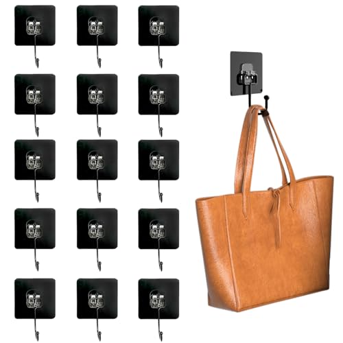 Domicubes 15Stück Haken Selbstklebend, Selbstklebende Haken Extra Stark Haken Selbstklebend Schwarz Wandhaken Selbstklebend Deckenhaken Selbstklebend Klebehaken Schwarz Matt Für Bad Decke Schlafzimmer Domicubes 15Stück Haken Selbstklebend, Selbstklebende Haken Extra Stark Haken Selbstklebend Schwarz Wandhaken Selbstklebend Deckenhaken Selbstklebend Klebehaken Schwarz Matt Für Bad Decke Schlafzimmer von Domicubes