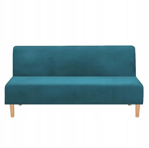 Domidekor - Sofa Überzug Ohne Armlehnen Blau - Couch und Sofabezug - Sofaüberwurf für Wohnzimmer - Schlafcouch Bezug Stretch - Elastische Samt Couchbezug - Breite 190-210cm Domidekor - Sofa Überzug Ohne Armlehnen Blau - Couch und Sofabezug - Sofaüberwurf für Wohnzimmer - Schlafcouch Bezug Stretch - Elastische Samt Couchbezug - Breite 190-210cm von Domidekor