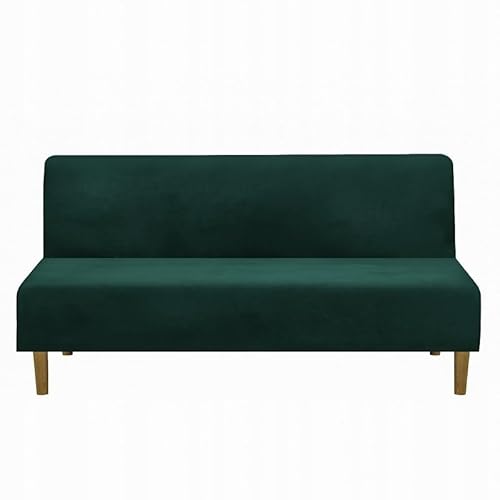 Domidekor - Sofa Überzug Ohne Armlehnen Dunkelgrün - Couch und Sofabezug - Sofaüberwurf für Wohnzimmer - Schlafcouch Bezug Stretch - Elastische Samt Couchbezug - Breite 190-210cm Domidekor - Sofa Überzug Ohne Armlehnen Dunkelgrün - Couch und Sofabezug - Sofaüberwurf für Wohnzimmer - Schlafcouch Bezug Stretch - Elastische Samt Couchbezug - Breite 190-210cm von Domidekor