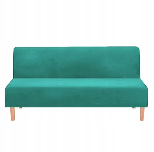 Domidekor - Sofa Überzug Ohne Armlehnen Türkis - Couch und Sofabezug - Sofaüberwurf für Wohnzimmer - Schlafcouch Bezug Stretch - Elastische Samt Couchbezug - Breite 190-210cm Domidekor - Sofa Überzug Ohne Armlehnen Türkis - Couch und Sofabezug - Sofaüberwurf für Wohnzimmer - Schlafcouch Bezug Stretch - Elastische Samt Couchbezug - Breite 190-210cm von Domidekor