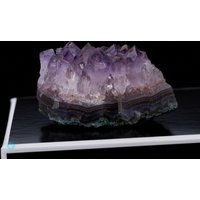 Mittlerer Amethyst Bergkristall, Natürlicher Kristall, Weihnachtsgeschenk, Blume von Dominicanblueamber1