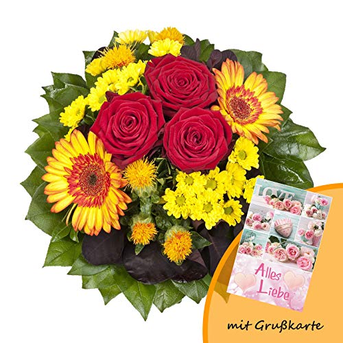 Dominik Blumen und Pflanzen Blütenmeer Blumenstrauß, Bunt von Dominik Blumen und Pflanzen