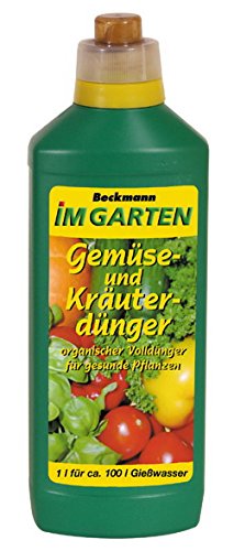 Beckmann im Garten Gemüse und Kräuterdünger 1 Liter von Dominik Gartenparadies