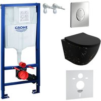Domino - grohe wc Set mit Vorwandelement, Wand-WC und Spülknopf Domino - grohe wc Set mit Vorwandelement, Wand-WC und Spülknopf von Domino