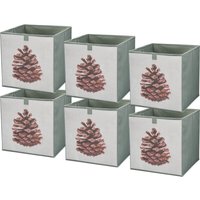 Lavita Storage Box faltbare Aufbewahrung Boxen 31 x 31 x 31 cm Schubladen-Organizer Box Ordnungssysteme für Kleidung Kleideraufbewahrung & Lavita Storage Box faltbare Aufbewahrung Boxen 31 x 31 x 31 cm Schubladen-Organizer Box Ordnungssysteme für Kleidung Kleideraufbewahrung & von Domino