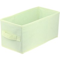 Storage Box faltbare Aufbewahrung Boxen 15 x 31 x 15 cm cremig 1 stück von Domino