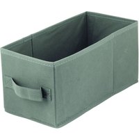 Storage Box faltbare Aufbewahrung Boxen 15 x 31 x 15 cm dunkelgrau 1 stück von Domino