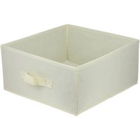Domino - Storage Box faltbare Aufbewahrung Boxen 31 x 31 x 15 cm cremig 1 stück von Domino