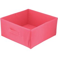 Storage Box faltbare Aufbewahrung Boxen 31 x 31 x 15 cm dunkelpink 1 stück von Domino
