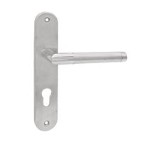 Türgriff 72 Drückergarnitur pz - Profilzylinder Set Silber inx spectra PZ72 von Domino