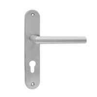 Türgriff 72 Drückergarnitur pz - Profilzylinder Set Silber stella inx Türgriff 72 Drückergarnitur pz - Profilzylinder Set Silber stella inx von Domino