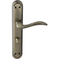 Domino - Türgriff 78 Drückergarnitur wc - Badezimmer Set Türdrückergarnitur petra M3 von Domino