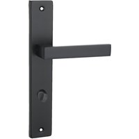 Domino - Türgriff 78 Drückergarnitur wc - Badezimmer Set Türdrückergarnitur qubik black Domino - Türgriff 78 Drückergarnitur wc - Badezimmer Set Türdrückergarnitur qubik black von Domino