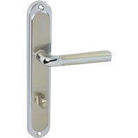 Domino - Türgriff 78 Drückergarnitur wc - Badezimmer Set Türdrückergarnitur rio M6/M9 von Domino