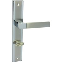 Domino - Türgriff 78 Drückergarnitur wc - Badezimmer SetTürdrückergarnitur real M6/M9 von Domino