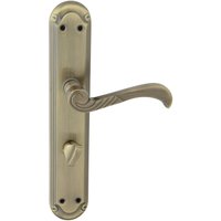 Domino - Türgriff 78 Drückergarnitur wc - Badezimmer Türdrückergarnitur casablanka M3 von Domino