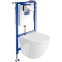 Villeroy&boch wc Set mit Vorwandelement, Wand-WC und Spülknopf Villeroy&boch wc Set mit Vorwandelement, Wand-WC und Spülknopf von Domino