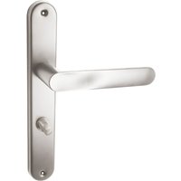 domino Türgriff 78 Drückergarnitur WC - Badezimmer Set Links & Rechts Türbeschlag für WC/Badezimmertüren L-Form Türbeschläge aus Aluminium Nickel domino Türgriff 78 Drückergarnitur WC - Badezimmer Set Links & Rechts Türbeschlag für WC/Badezimmertüren L-Form Türbeschläge aus Aluminium Nickel von Domino