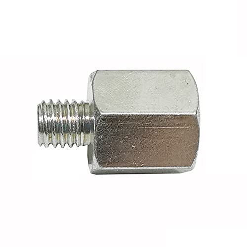 Domisyee Gewindekonverter M14 Innengewinde auf M10 Außengewinde - Adapter aus Kohlenstoffstahl für Winkelschleifer, Polierer und Bohrer - Interface Connector Konverter von Domisyee